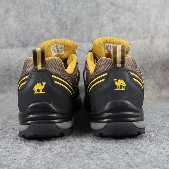 Camel Shoes Mens 9 Hiking Low Leather Boot Outdoor Trekking Active Lace Up Brown - Picture 6 of 14